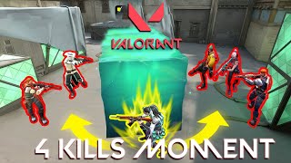 Valorant 4 Kills Rip Ace Moments valorant valorantgaming valorantclips pc [upl. by Arbba235]