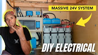 DIY Camper Van Electrical Install  START TO FINISH 24V  BATTLE BORN BATTERIES X EXPLORISTLIFE [upl. by Burget]