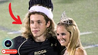 High School quarterback does something shocking seconds after hes crowned homecoming king [upl. by Haim465]