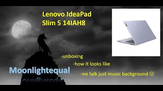 Lenovo IdeaPad Slim 5 14IAH8  unboxing how it looks like [upl. by Enohpets]