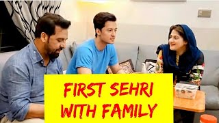 First sehri with familyRamazan Mubarak [upl. by Quickel]