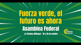 Directo de la VII Asamblea Federal de Verdes EQUO [upl. by Lirrad]