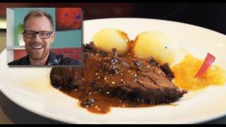 How to make Sauerbraten  German Beef roast  German Recipes  klaskitchencom  simple recipes [upl. by Evreh]