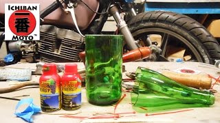 how to make a glass from a bottle then enter the 5 hour energy contest by Ichiban Moto [upl. by Adnole616]