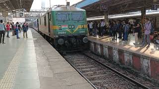 DECCAN ODYSSEY SKIPPING DADAR BEHIND WAG9 [upl. by Goldwin]