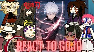 Upper moons react to gojo satoru  akaza  Demon Slayer  jujutsukaisen  hashira  Gacha life 2 [upl. by Emee]