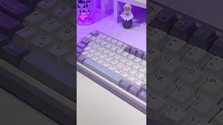 Ajazz AK870 Tri Mode Purple Keyboard Unboxing [upl. by Patrizius]