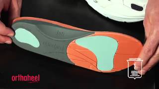 Orthaheel Active Orthotic Insoles Review  TheInsoleStorecom [upl. by Ledah]