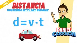 Como calcular la distancia PARTE 1 Super facil  principiantes  Movimiento rectilineo uniforme [upl. by Nylsirk406]