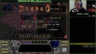 RyuQuezacotl dies to Deckard Cain Diablo 1 [upl. by Tillinger647]