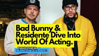 Bad Bunny amp Residente Take Over Hollywood 🎬 Caught Stealing Happy Gilmore 2 amp In the Summers [upl. by Yendis]