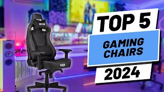 Top 5 BEST Gaming Chairs in 2024 [upl. by Nyrraf]