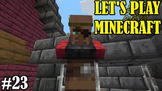 First Weaponsmith  Lets Play Minecraft 121 Episode 23 [upl. by Dasteel]