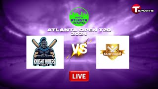 Live  Knight Riders vs Samp Army  19th Match  Atlanta Open 2024 [upl. by Nylirem550]