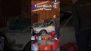 Abandoned Ford Mustang’s First Wash in 18 Years Will This Classic Run Again [upl. by Gerrilee]