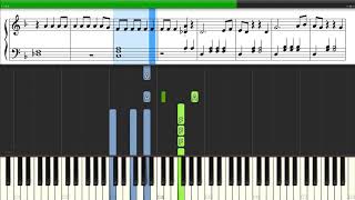 VeggieTales  The Hairbrush Song  Easy Piano Tutorial [upl. by Roel]