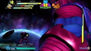 Marvel vs Capcom 3 How to Beat Galactus [upl. by Nayd]