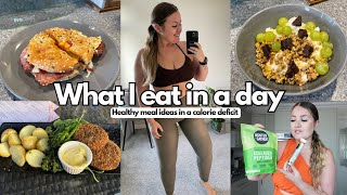 WHAT I EAT IN A DAY in a calorie deficit Ft GET LEAN calorie counter [upl. by Elnore]