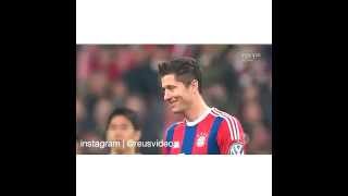 Marco Reus smiles to Robert Lewandowski [upl. by Assenov]