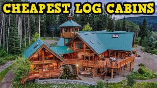 Cheapest Log Cabin Homes For Sale Under 500000 [upl. by Naldo379]