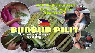 How to make NATIVE BUDBUD PILIT Recipe  Learning English with my mother Dionisia🤭 [upl. by Elsey391]