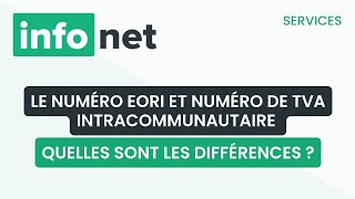 Numéro EORI et numéro de TVA intracommunautaire quelles différences [upl. by Aicilanna]