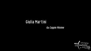 La Nouvelle Poésie Italienne Giulia Martini Extrait de quotCoppie minimequot [upl. by Choo882]