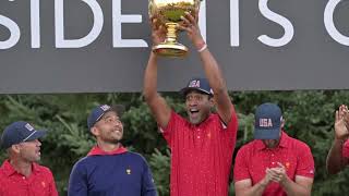 Team USA Celebrates Historic 10th Consecutive Presidents Cup Victory [upl. by Elma]