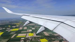 Lufthansa A350941 Landing in Munich [upl. by Leroj]