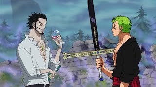 Zoros reaction after holding Mihawks Yoru sword in One Piece [upl. by Kosse]