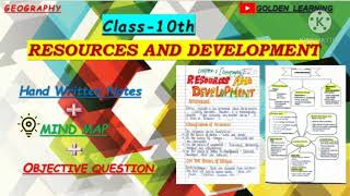 Resources and development class 10 notes [upl. by Harland]