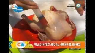 Pollo inyectado al horno de barro [upl. by Sebastien]