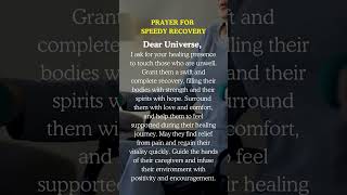 Prayer for Speedy Recovery Healing and Strength HealingPrayer [upl. by Hidie]