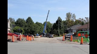 Major Gas Leak in Longueuil Shuts Down Boulevard Taschereau and Causes Power Outages [upl. by Atteselrahc]