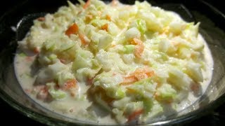 KFC COLESLAW  SWEET COLESLAW  PERFECT COLESLAW RECIPE AT HOME [upl. by Selec652]