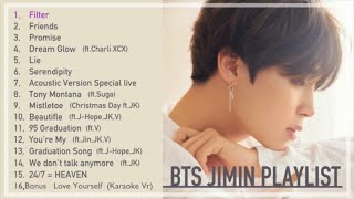 BTS Jimin solo  PlayList 2020 FilterFriendsPromise〜 [upl. by Atiram]