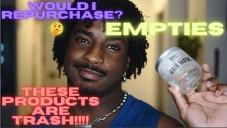 These Products GOT TO GO  Natural Hair Empties  Type 4 Natural Hair [upl. by Euqirdor]