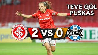 Internacional 2 x 0 Grêmio  Gols  Final do Gauchão feminino [upl. by Zolly]