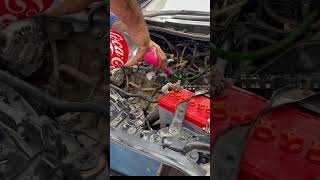 Open Oxygen Sensor Wash Catalytic Converter With MZ Cata Clean alsharifauto mz shani shortvideo [upl. by Ahsratan]