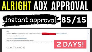 How to get Adx approval Alright Company  Ma Account Approval  Adx Approval Fast [upl. by Ahsekram]