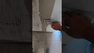 Painter Applying putty  Puttying for renovation putty [upl. by Abdulla643]