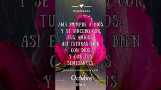 📙​​ VERSICULO DEL DIA 6 DE​ OCTUBRE [upl. by Wynny]