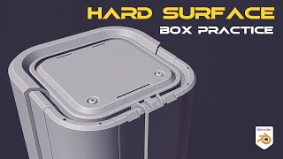 Simple amp easy hard surface box practice in Blender [upl. by Riker146]