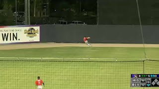 Lien makes spectacular catch for Braves [upl. by Smallman]