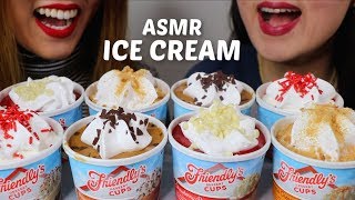 ASMR ICE CREAM DESSERT CUPS 아이스크림 리얼사운드 먹방 アイスクリーム 冰淇淋 Kem cây  KimampLiz ASMR [upl. by Kelila]