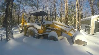 JCB Cold Start  Perkins 4236 [upl. by Sollows302]