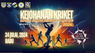 KEJOHANAN KRIKET MSS PAHANG 2024  BAWAH 12  HARI KE3 [upl. by Cirad809]