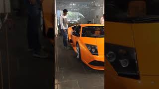 Bajda woofer gadi wich  BBT lamborghini shorts youtubeshorts supercars supercarblondie lambo [upl. by Ennovyhs]