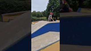 Massive drop into at potton skateboarding [upl. by Aylmer]