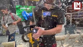 An inside look at the new top handle chainsaw from Dewalt [upl. by Halyk]